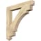 Ekena Millwork Merced Arts & Crafts Rough Sawn Bracket, Douglas Fir, 4"W x 32"D x 32"H BKT04X32X32MRC03RDF - alternate 1
